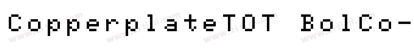 CopperplateTOT BolCo字体转换